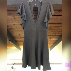 Free People Olive Knit dress